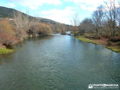 Ruta Turrón y Polvorón - Embalse Pinilla; el valle del jerte en flor barranco del río dulce sende